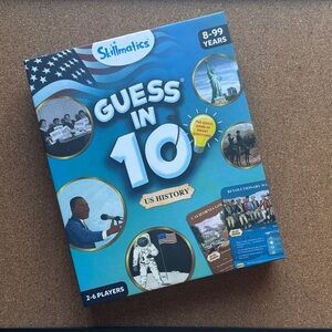 Guess in 10 US History Board Game - Blue